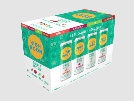 High Noon - Tequila Fiesta Variety Pack - 8 Pack 12 oz Cans - 608135 DISSVF
