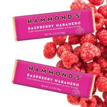 Hammond's Candies - Chocolate Bar Raspberry Habanero Dark 2.25 oz - OC50112