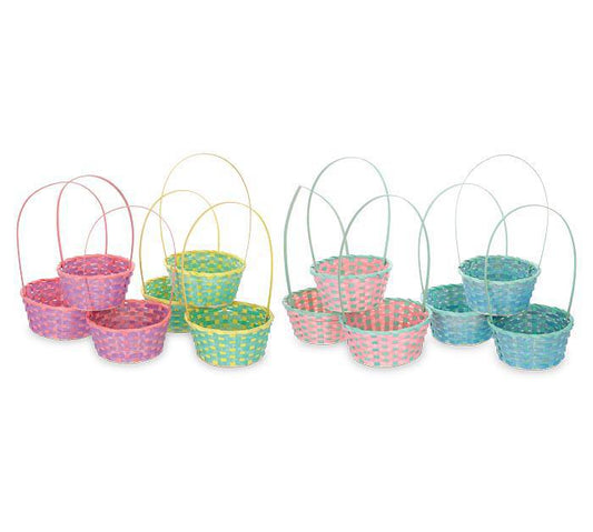 SPRING BAMBOO EASTER BASKETS (assorted) 9741190