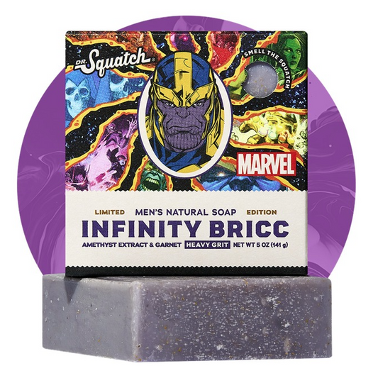 Dr. Squatch - Marvel Villains - Infinity Bricc Bar Soap 5 oz - WH-BAR-INF-01