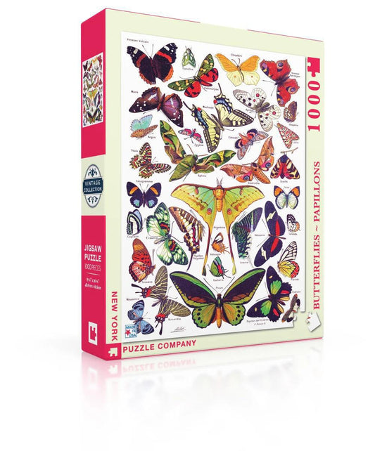New York Puzzle Company - Butterflies ~ Papillons PD633