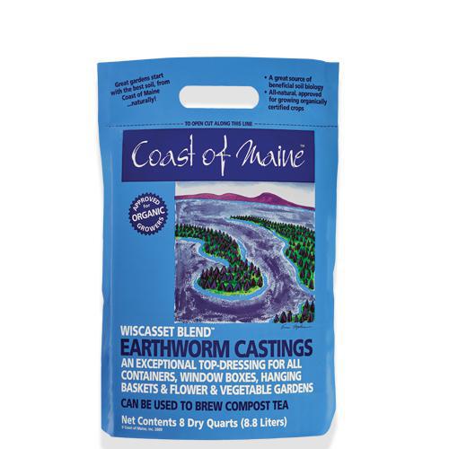 Coast of Maine Earthworm Castings Wiscaset 8 qt 81600014