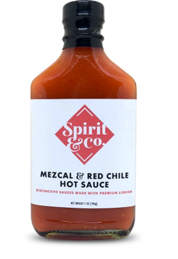 Spirit & Co Bourbon & Mezcal & Red Chili Hot Sauce 7 oz DISCO