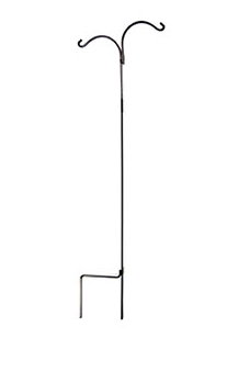 Hookery -  81" Double Wrought Iron Shepherd Rod - 80630057