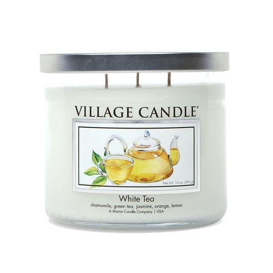 Stonewall Kitchen - Village Candle - White Tea Candle 14 oz Bowl - 4170150