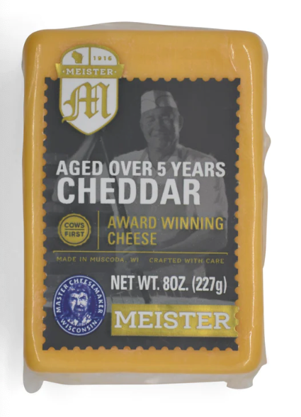 Meister Cheese - Aged Over 5 Years Cheddar 8oz