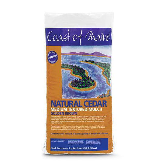 Coast of Maine Natural Cedar Bark Mulch 2CF 81600213