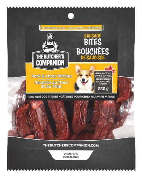 The Butcher's Companion - Butcher's Dog Sausage Bites Pork Liver 8.8oz  23400211