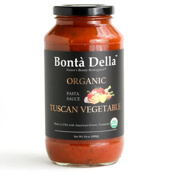 Bonte Della Organic Pasta Sauce - Tuscan Vegetable 24 oz DISCO