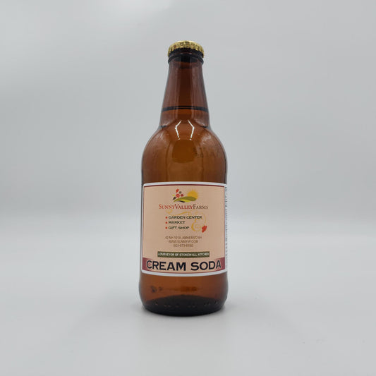 Sunny Valley Farms - Vanilla Cream Soda 12 oz Glass Bottle