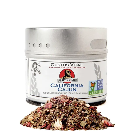 Gustus Vitae California Cajun Seasoning - Tin DISCO