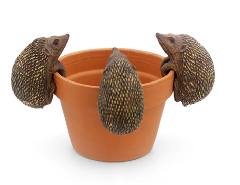 Land & Sea - 4" Pot Hanger Lg Hedgehog PH139