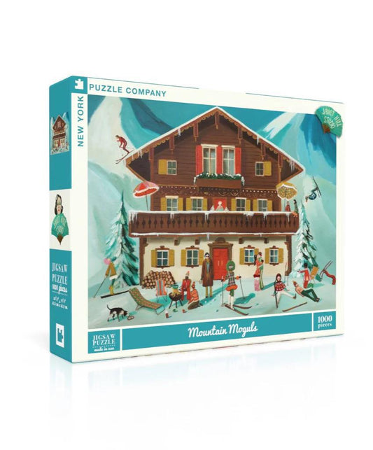 New York Puzzle Company - Mountain Moguls - NPZJH2308 (Winter)