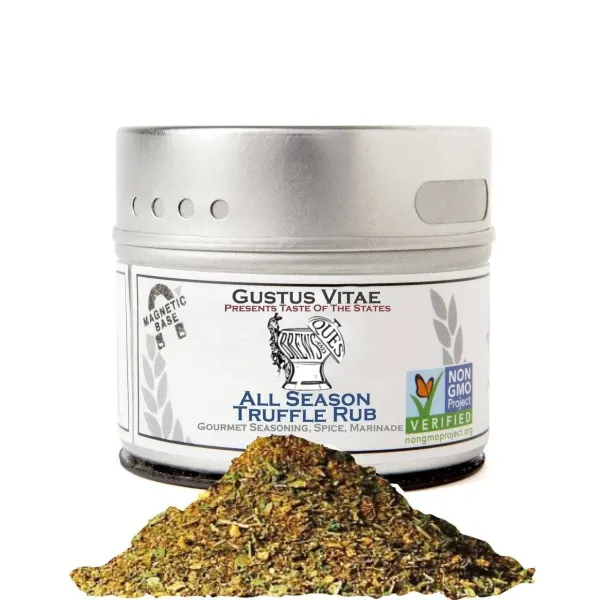 Gustus Vitae All Season Truffle Rub  Tin