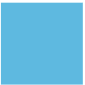 Jillson & Roberts - Tissue Paper Solid - Blue - FT05