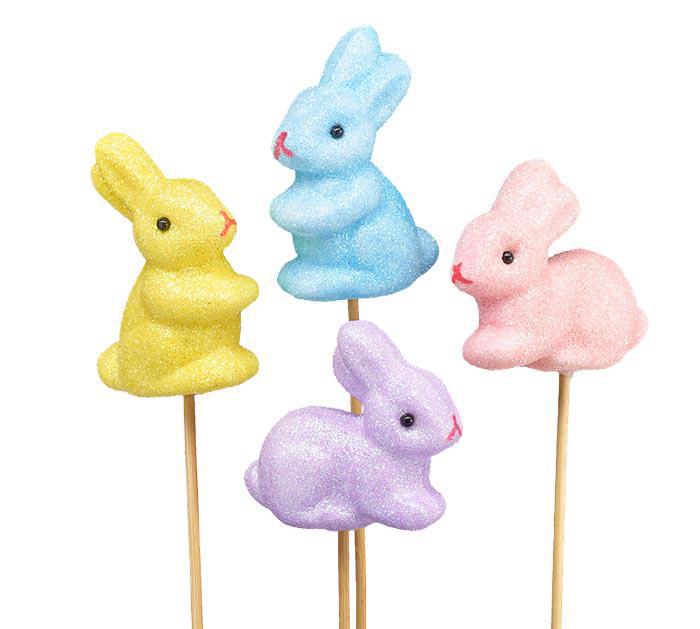 Burton & Burton - Marshmallow Bunny Easter Pick - 9711277