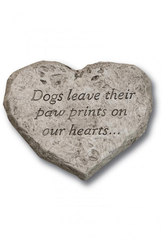 Massarelli's HEART STONE - Dogs Leave Their Paw Prints On Our Hearts 1962