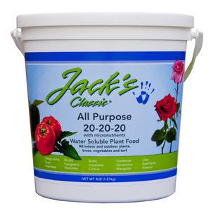 Jacks Classic 4# 20-20-20 All Purpose Fertilizer 80060011