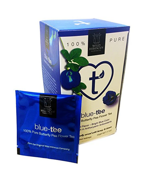 Wild Hibiscus Flower Co. - Heart-Tee Blue Tea 20 Teabags - HTBLU20