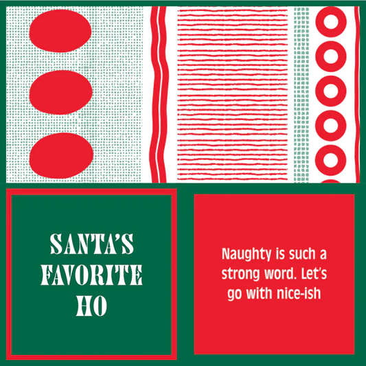 Drinks On Me: Napkins:  Xmas Niceish of 20, 7086