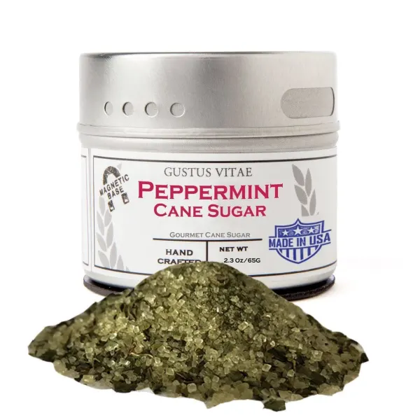 Gustus Vitae Peppermint Cane Sugar - Tin