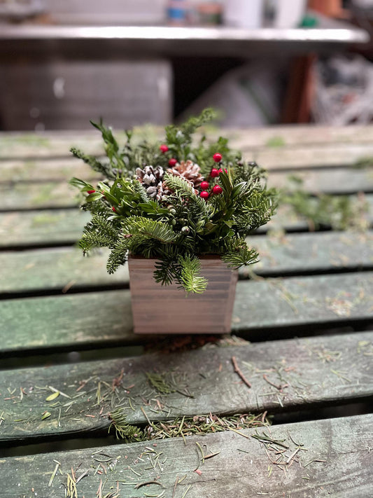 White Box Centerpiece