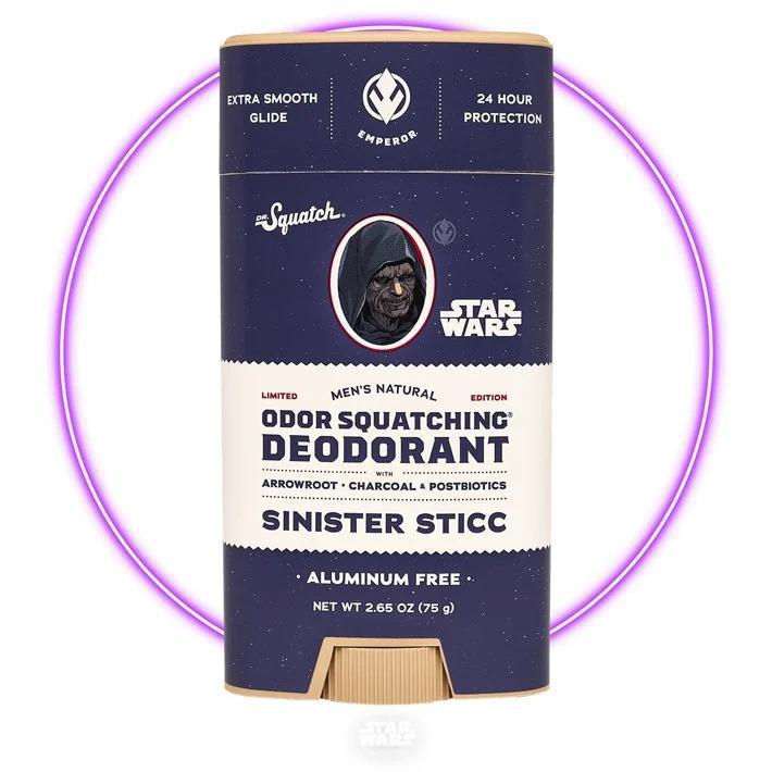 Dr. Squatch - Star Wars - Sinister Sticc Deodorant 2.65 oz - WH-DEO-SIN-01