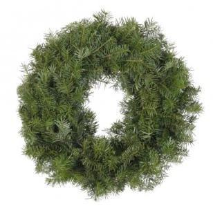 12" Ring (24" OD) Balsam Double Face Wreath Undecorated 12DF