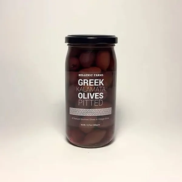 Hellenic Farms - The Mediterranean Collection - Kalamata olives Pitted 12.7 oz