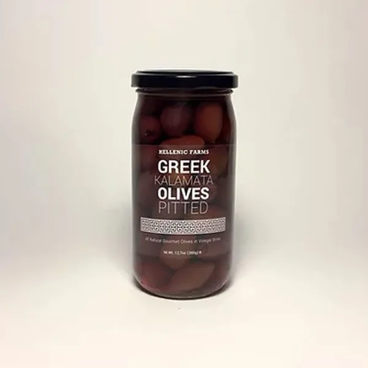 Hellenic Farms - The Mediterranean Collection - Kalamata olives Pitted 12.7 oz