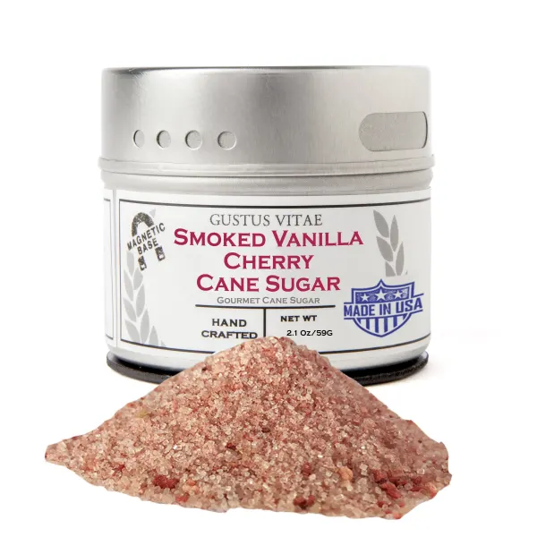 Gustus Vitae Smoky Vanilla Cherry Cane Sugar - Tin