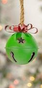 Small Colorful Christmas Bell Green #8 (G) - ZR195519