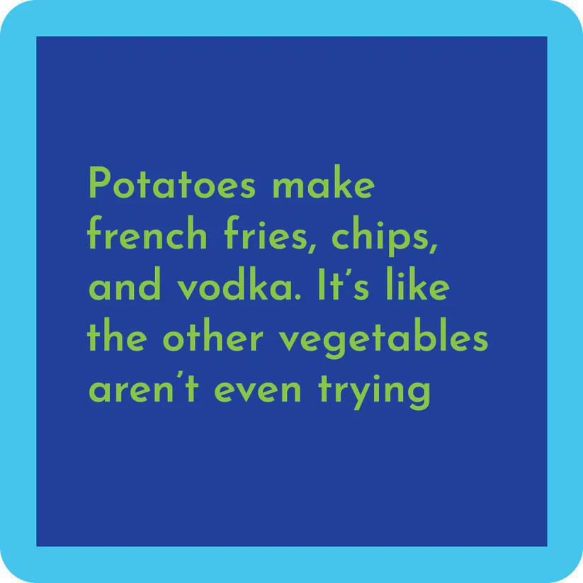 Drinks On Me: Coaster: Potatoes 1271
