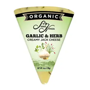 Sierra Nevada Cheese Company - Organic Jack, Garlic & Herb Wedges 6 oz