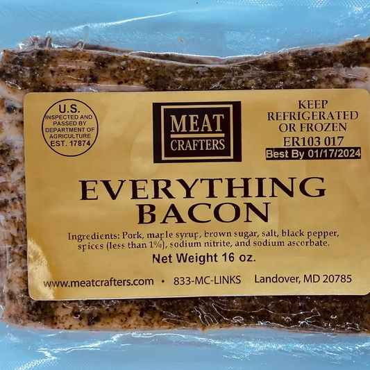 Meatcrafters Sausage - Everything Bacon 16oz