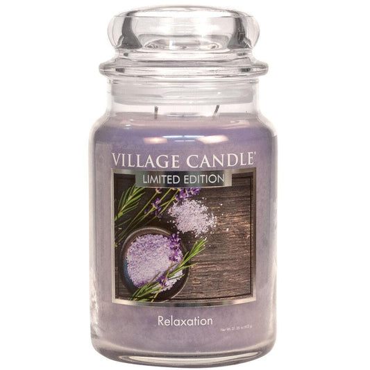 Stonewall Kitchen - Village Candle Relaxation - Large Apothecary 21.25 oz Jar 4260421