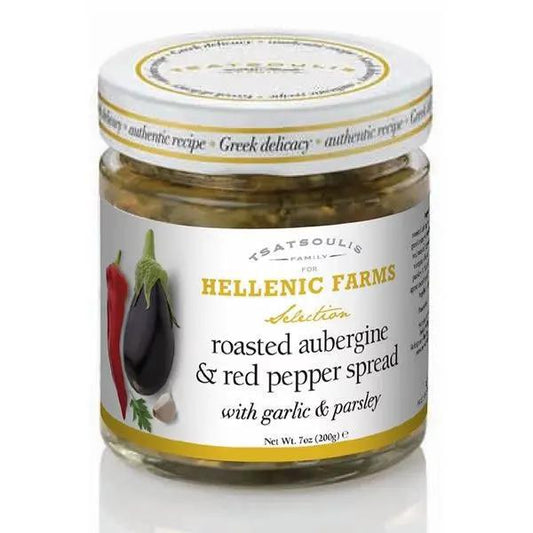 Hellenic Farms - The Mediterranean Collection - Roasted Aubergine & Red Pepper Spread Spread 7.1 oz - 801-6346N
