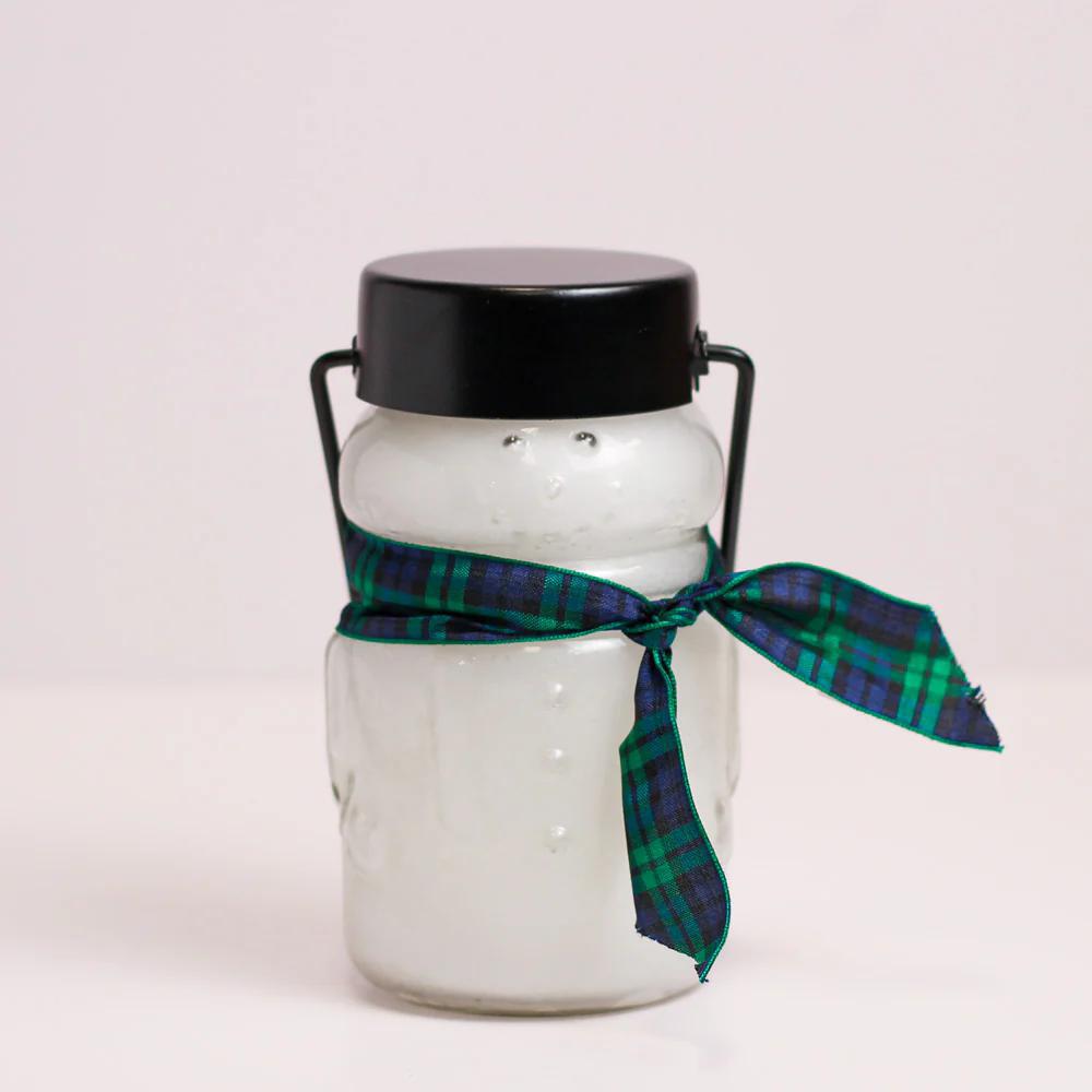 A Cheerful Giver - Candy Cane - Baby Snowman Jar 10 oz - JLSNOWB184