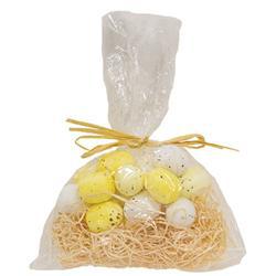 CWI Gifts - 24 Yellow & White Speckled Eggs - GSHN5487