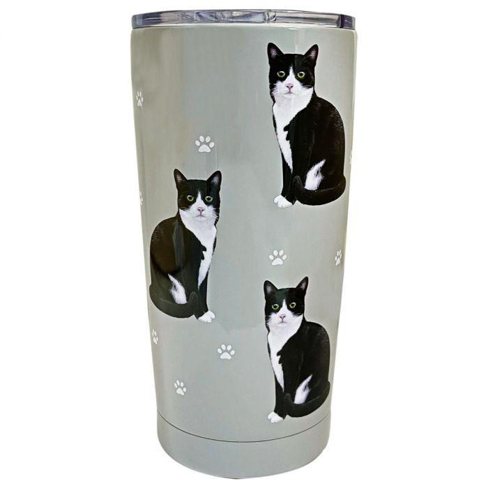 E & S Pets - Cat, Black and White Serengeti Tumblers 116-3