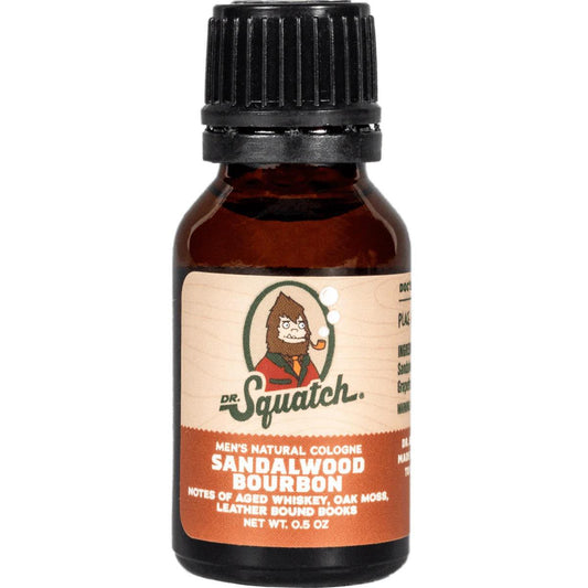 Dr. Squatch - Sandalwood Bourbon - Cologne 0.5oz DISCO