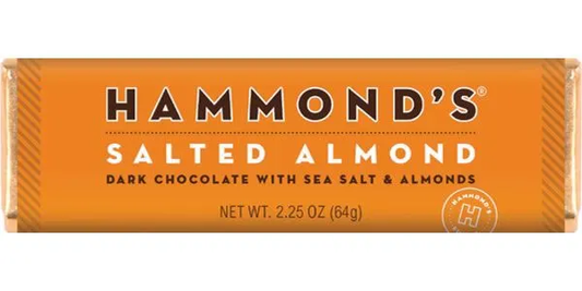 Hammond's Candies Chocolate Bars - Salted Almond Dark Chocolate  OC43612