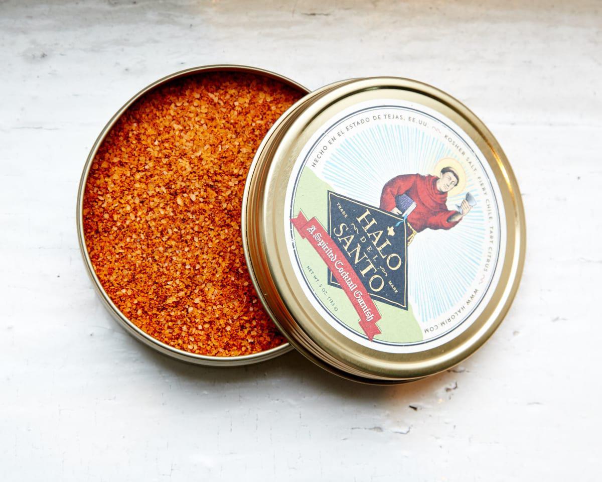 Halo del Santo Cocktail Garnish (Spicy, Salty, Sour) 5 oz Gift Tin