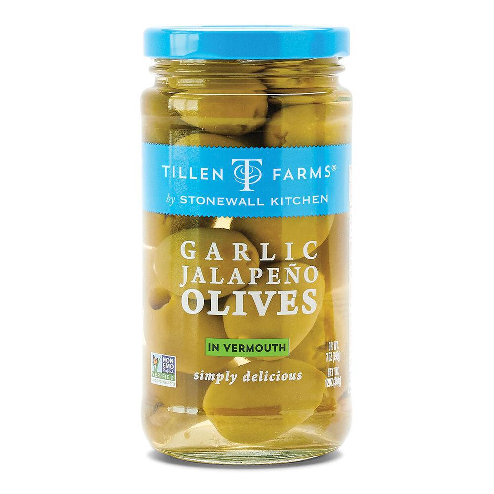 Stonewall Kitchen Garlic Jalapeno Olives 12 oz 300302