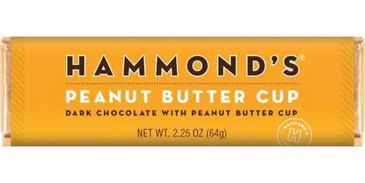 Hammond's Candies - Peanut Butter Cup Dark Chocolate Candy Bar 2.25oz - OC12012