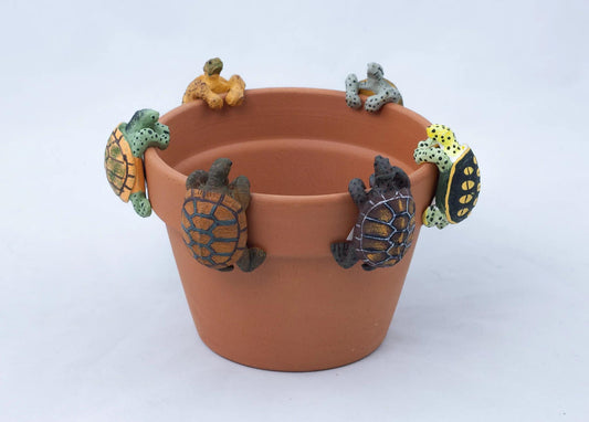 Land & Sea - Medium Turtle Pot Hanger 3" PH13