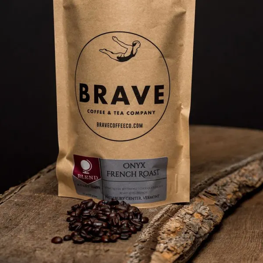 Brave Coffee and Tea Onyx French Roast 12 oz DISCO