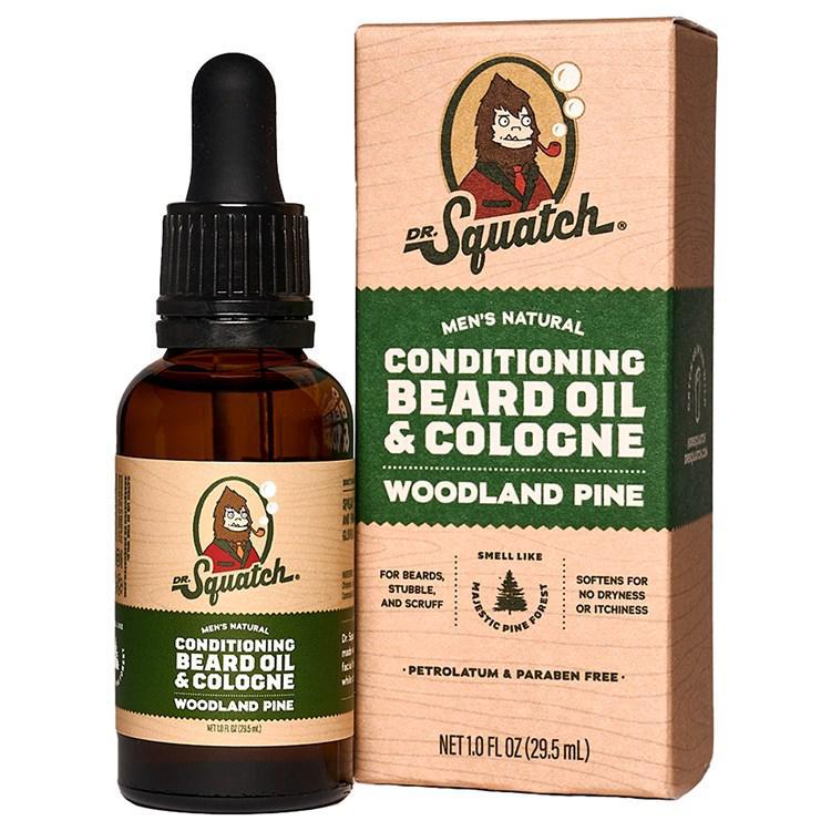 Dr. Squatch - Woodland Pine Conditioning Beard Oil & Cologne 1 oz - WH-BCL-WPN-01