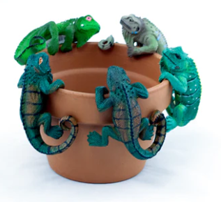 Land & Sea - 4.5" Iguana Large Pot Hanger PH21