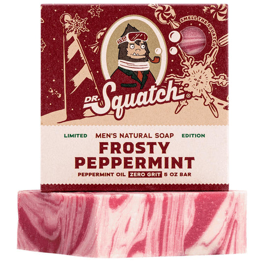 Dr. Squatch -  Frosty Peppermint Bar Soap 5 oz - WH-BAR-FST-01